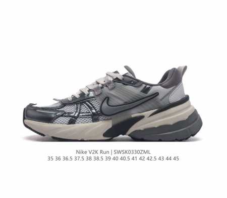 公司级 Nike 耐克 V2K Run 减震防滑 复古低帮跑步鞋 超火复古跑鞋 采用太空革组合呼吸网眼布鞋面材质 搭载正确4层组合底模 嵌入tpu加固稳定模块, - 点击图像关闭