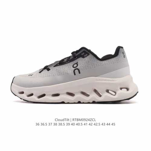 昂跑 On 训练鞋Cloudtitl 2025新品 男女同款防水缓震徒步鞋 厚底增高运动老爹鞋。缓震性能提升：Cloudtilt 采用了先进的缓震技术，能够有效