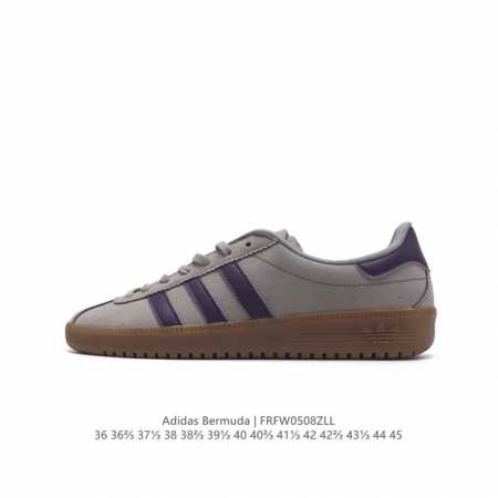阿迪达斯 Adidas 德训鞋系列 清新 马卡龙 造型！阿迪达斯全新三叶草 Bermuda 运动板鞋悄悄上架！近期，Adidas Originals Bermu - 点击图像关闭