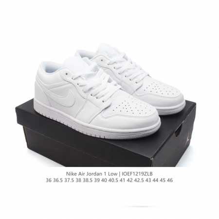 耐克 乔丹air Jordan 1 Low Aj1 乔1 乔丹1代aj1 低帮复古文化休闲运动篮球鞋。该鞋款从 1985 年元年款汲取设计灵感，焕新演绎简约经典 - 点击图像关闭
