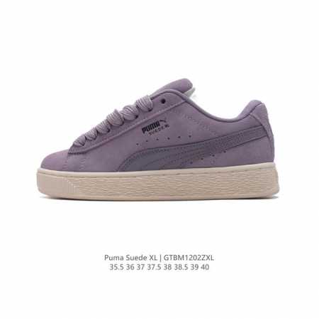 彪马puma Suede Xl 低帮复古轻便透气防滑减震休闲鞋 厚底增高运动板鞋 类型：女鞋 尺码: 35.5-40含半码 货号：399415-03 编码：Gt - 点击图像关闭