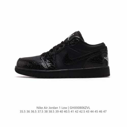公司级头层皮耐克 乔丹air Jordan 1 Low Aj1 乔1 乔丹1代aj1 低帮复古文化休闲运动篮球鞋。从1985 年面世的元年款汲取设计灵感，采用简