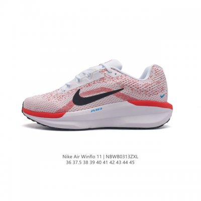 耐克 Nike 新款Zoom Winflo 11运动休闲轻便缓震气垫跑步鞋公路跑步鞋 飞线贾卡轻质透气休闲运动鞋。无论你是习惯每周畅跑的经验跑者，还是希望把兴趣