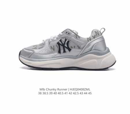 全新2023新款，Ny美国榄球洋基队new York Yankees X Mlb Chunky Runner Liner 莱纳系列低帮厚底老爹风透气舒适皮面休闲 - 点击图像关闭