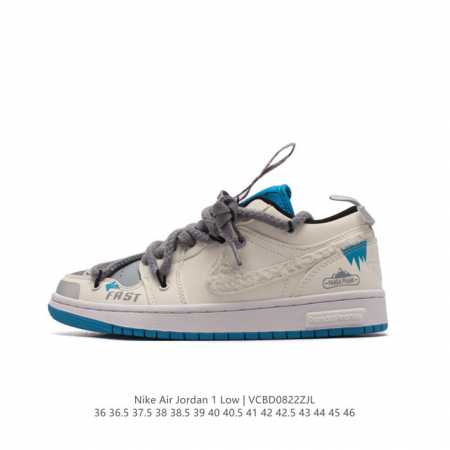 头层皮 耐克 乔丹air Jordan 1 Low Aj1 乔1 乔丹1代aj1 解构绑带 双鞋带 低帮复古文化休闲运动篮球鞋。从 5 年面世的元年款汲取设计灵 - 点击图像关闭