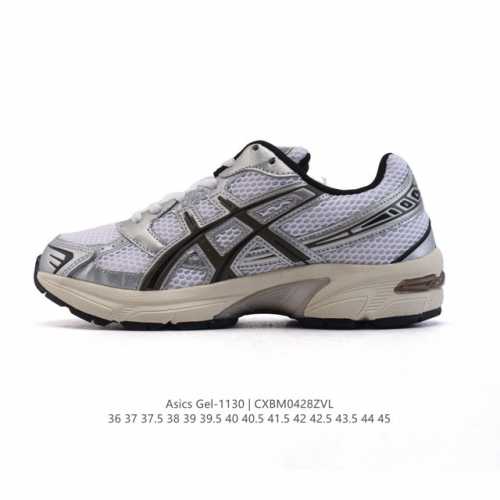 asics 亚瑟士 新款情侣健步减震复古鞋Gel-1 男女时尚透气运动潮流耐磨休闲鞋 。选用网眼与皮革相接，复古而富有层次感。网布搭配金属感线条，虎爪 Logo