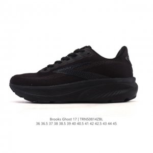 新品公司级 布鲁克斯Brooks Ghost 幽灵 17 经典鞋款厚底增高运动老爹鞋，Max 坐垫。搭载 Dna Loft V3 氮气超临界发泡中底，前掌厚度