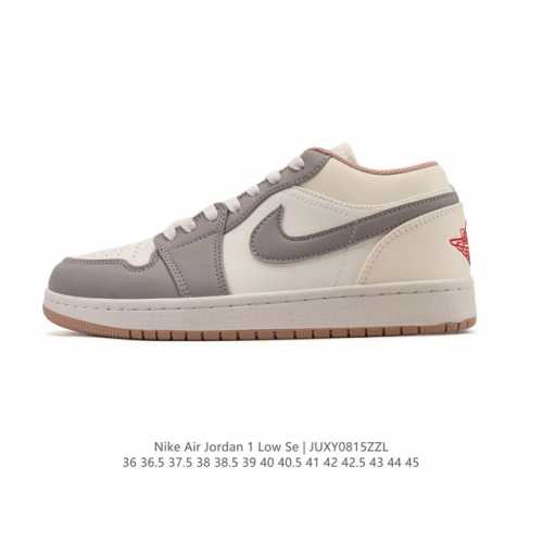 耐克 乔丹Air Jordan 1 Low Aj1 乔1 乔丹1代Aj1 低帮复古文化休闲运动篮球鞋。从1985 年面世的元年款汲取设计灵感，采用简洁大方的经典