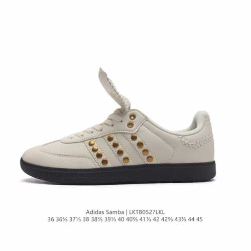 阿迪达斯 德训鞋 Adidas Originals Samba Og Shoes 经典运动鞋小白鞋 T头鞋 男女板鞋 彰显休闲摩登风情的时尚经典鞋。它诞生于50