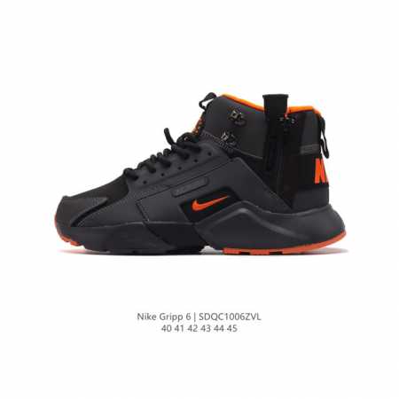 Nike 耐克 Air Huarache Gripp Sail华莱士漂移6代篮球鞋 束脚拉链机能高帮运动慢跑鞋。与元年款huarache相比，其体积更大，结构感 - 点击图像关闭