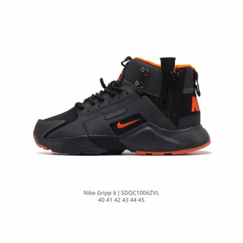 Nike 耐克 Air Huarache Gripp Sail华莱士漂移6代篮球鞋 束脚拉链机能高帮运动慢跑鞋。与元年款huarache相比，其体积更大，结构感