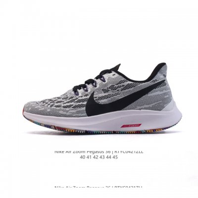 耐克 Nike 男鞋 Air Zoom pegasus 飞马36 登月 休闲健身气垫跑步鞋厚底增高老爹鞋。耐克 Nike 推出的这款男子跑鞋，选用网眼布鞋面，脚