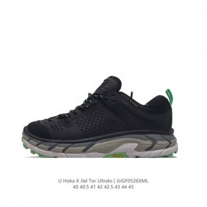 Hoka Tor Ultra X Jlal 联名款运动鞋 经典鞋款复刻 户外性能新星横空出世！Jl Al联名款hoka Ultra Low减震防滑耐磨户外功能鞋