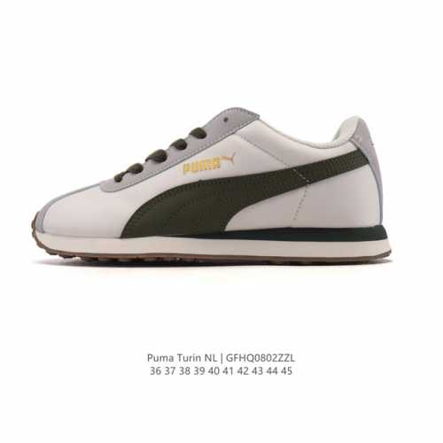 Puma 彪马 Turino Ii Og 男女款运动休闲跑步鞋，设计灵感汲取于足球运动，名字中的Turino源自意大利名称都灵。Softfoam鞋垫加持，以记忆
