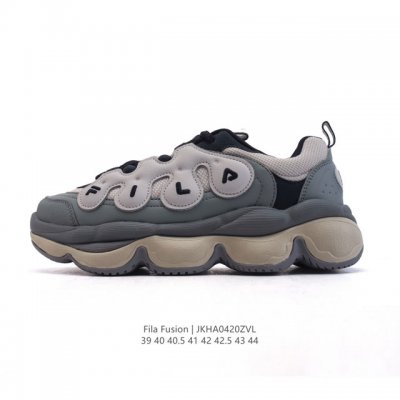 斐乐 男款老爹鞋 Fila Fusion 厚底增高百搭运动鞋 意大利百年经典运动品牌，网红单品 小红书推荐爆款 Fila斐乐新款小白鞋斐乐潮牌文化街头风运动鞋，