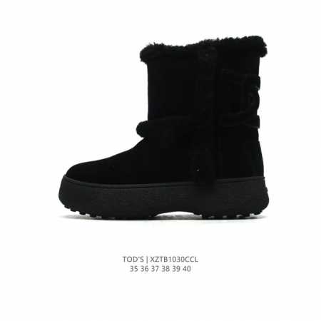 公司级 TOD'S托德斯舒适防滑雪地靴 高帮靴子 加绒加厚 秋冬新款 保暖防寒运动鞋皮鞋面橡胶厚底增高女靴，圆头款式 英伦风 夏#男女士运动慢跑鞋，材质进阶，轻 - 点击图像关闭