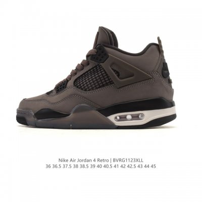 公司级 耐克 Nike Air Jordan 4 Retro Og迈克尔 乔丹Aj4代乔4 低帮复古休闲运动文化篮球鞋。秉承轻量化的速度型篮球鞋设计思想完成设计