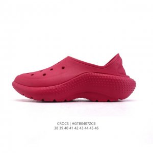 新品公司级 卡骆驰 Crocs 海外经典运动鞋户外休闲鞋厚底增高男鞋210080经典随心洞洞鞋 凉鞋男鞋一脚蹬运动鞋 沙滩鞋户外休闲鞋舒适简约 防滑轻便 低帮
