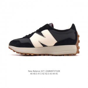 真标 Nb 新百伦 New Balance 327系列复古休闲运动慢跑鞋时尚男运动鞋 以更纯粹的复古风格设计打造的全新造型 侧身还以解构设计，将 N 字标志以做