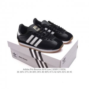 阿迪达斯 ADIDAS COUNTRY OG SHOES经典复古运动板鞋 T头鞋 久负盛名的复古风皮革经典运动鞋 Country OG系列鞋款于1970年问世，