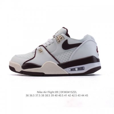 超酷Nike Air Flight 89气垫鞋Aj4简版低帮 兄弟款篮球鞋男女运动鞋。Air Jordan 4 的 “孪生兄弟” Nike Air Flight