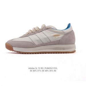 阿迪达斯Adidas Sl 72 Shoes 经典复古薄底运动鞋 T头鞋 三叶草复古休闲跑步鞋休闲运动鞋 这款经典运动鞋携复古型格 来访你的活力日常 采用舒爽帆