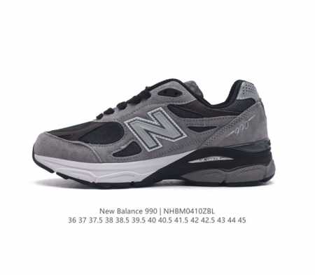 新百伦 New Balance Nb990 V3系列 高端美产990系列简约经典舒适百搭时尚复古休闲鞋缓震透气跑步鞋 该鞋款采用mcd Motion Contr - 点击图像关闭