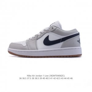 耐克 乔丹Air Jordan 1 Low Aj1 乔1 乔丹1代Aj1 低帮复古文化休闲运动篮球鞋，从1985 年面世的元年款汲取设计灵感，采用简洁大方的经典