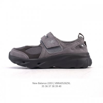 新品公司级 新百伦 New Balance Nb 2203 玛丽珍女士运动休闲鞋 潮流复古运动 织物人造革轻便 低帮 休闲跑步鞋 时尚玛丽珍 #魔术贴鞋 配色太
