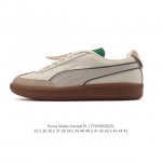 puma Vlado Stenzel pl 彪马防滑耐磨低帮板鞋 白绿色 外观时尚大气 鞋底采用耐磨的材质 细致做工 彰品品牌魅力 鞋头防撞设计 减少擦伤脚趾或