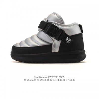 新品童鞋 New Balance Nb 毛毛虫童鞋儿童秋冬保暖加绒卡扣舒适轻便棉鞋棉靴Mmoc儿童0-4-7岁保暖棉靴棉鞋Mmoc系列中大童加绒卡扣保暖儿童棉靴