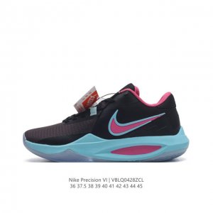 耐克 Nike Precision Vi 缓震耐磨休闲运动男女子实战篮球鞋 Precision 6 系列 训练鞋 。这款产品抓地力很好，轻便透气，舒适感强，很适