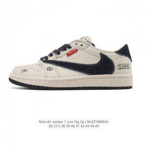 公司级 真标 耐克 Nike Air Jordan 1 Low Og Sp Military Blue Aj1乔1倒勾 2025年新款 低帮篮球鞋 Aj1 乔丹