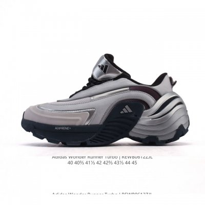新品 阿迪达斯新款 Adidas Fos系列Wonder Runner Turbo厚底运动鞋阿迪达斯轻运动鞋舒适防滑耐磨 低帮缓震跑步鞋 厚底增高男款老爹鞋，外