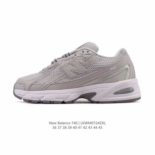 New Balance Mr740 Nb新百伦系列复古老爹风休闲运动慢跑鞋。采用轻质牛剖革拼接透气网眼衬垫织物鞋面材质 T-Beam大底提供足步弓支撑 保持步态