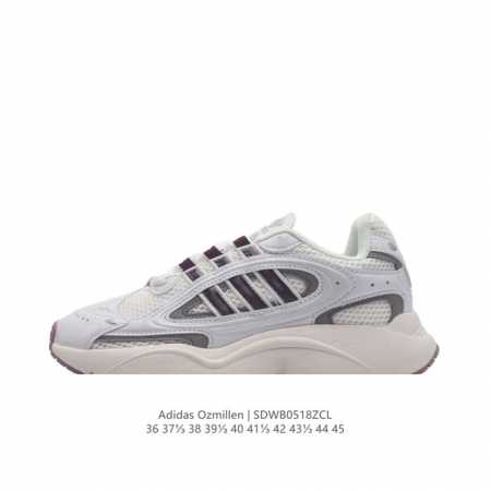 Adidas Originals阿迪达斯三叶草官方 Ozmillen Shoes 男女经典运动鞋 复古 拼色男女低帮缓震运动跑鞋 Oz米伦坏痞兔复古透气运动跑鞋 - 点击图像关闭