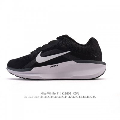 公司级 耐克 Nike 2025新款Zoom Winflo 11运动休闲轻便缓震气垫跑步鞋公路跑步鞋 飞线贾卡轻质透气休闲运动鞋。无论你是习惯每周畅跑的经验跑者