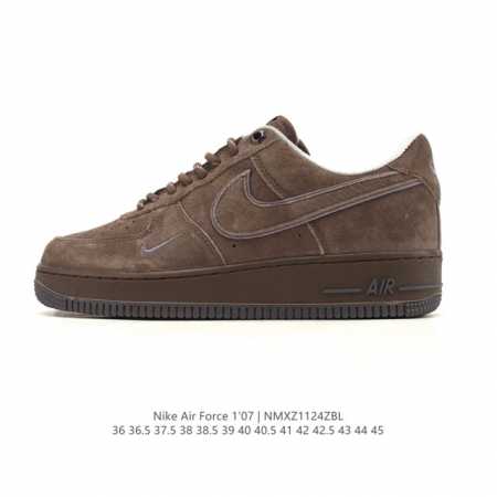 耐克 Nike Air Force 1 '07 Low 空军一号含气垫 低帮小白鞋 百搭厚底增高休闲运动板鞋。柔软、弹性十足的缓震性能和出色的中底设计，横跨复古 - 点击图像关闭