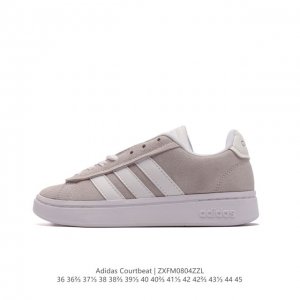 adidad 阿迪达斯courtbeat 休闲运动板鞋。这款生活方式运动鞋，灵感源自adidas网球鞋履的丰富历史，将经典格调与摩登气质和剪裁融于一体。采用别致