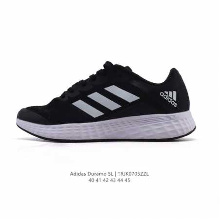 Adidas阿迪达斯官方Duramo Sl 男子训练备赛轻盈疾速网面跑步鞋。这款Adidas运动鞋，旨在伴你日常跑步。贴合设计，力求打造舒适脚感。从长距离户外跑 - 点击图像关闭