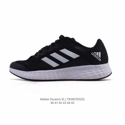 Adidas阿迪达斯官方Duramo Sl 男子训练备赛轻盈疾速网面跑步鞋。这款Adidas运动鞋，旨在伴你日常跑步。贴合设计，力求打造舒适脚感。从长距离户外跑