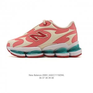公司级 New Balance 新鞋型！新百伦New Balance 2000系列复古潮流网眼透气跑鞋2000年代风格轻便耐磨厚底增高 气垫缓震运动老爹鞋，这双