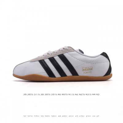 新品 阿迪达斯 Adidas Originals Tokyo 经典舒适 防滑耐磨 低帮 板鞋 男女同款 蓝色一双封神 复古薄底鞋美到犯规啦薄底鞋是今年的流行趋势