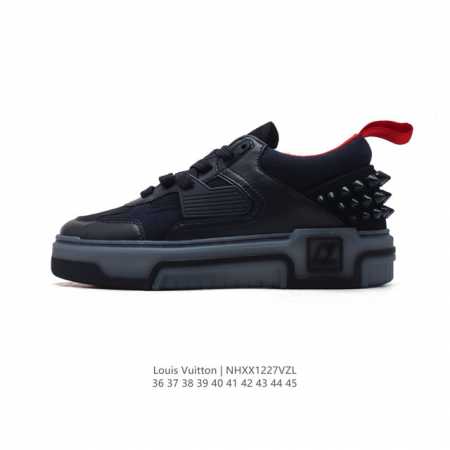 公司级 路易威登 Louis Vuitton Lv路易威登板鞋 时尚运动鞋 潮厚底增高鞋 。舒适防滑底和百搭性霸屏整个时尚娱乐圈，细节调整完美主义！采用柔软皮革 - 点击图像关闭