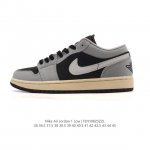 耐克 乔丹Air Jordan 1 Low Aj1 乔1 乔丹1代Aj1 低帮复古文化休闲运动篮球鞋。该鞋款从 1985 年元年款汲取设计灵感，焕新演绎简约经典