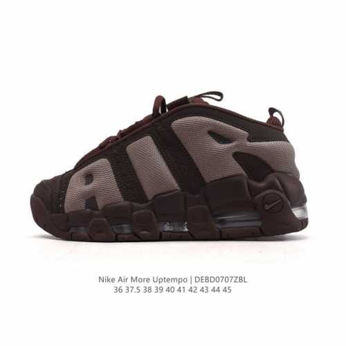 公司级 耐克 Nike Air More Uptempo '96 皮蓬全掌气垫男女子运动鞋厚底增高缓震慢跑鞋。续写 20 世纪 80 年代和 90 年代篮球运动