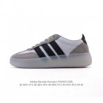 公司级 阿迪达斯 Adidas Barreda 考拉派对 复古休闲 清新 舒适百搭 德训鞋 T字头 防滑耐磨 低帮 板鞋 男女款运动鞋。鞋头加宽设计提升了穿着舒