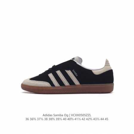 阿迪达斯 德训鞋 Adidas Originals Samba Og Shoes 经典运动鞋小白鞋 T头鞋 男女板鞋 彰显休闲摩登风情的时尚经典鞋。它诞生于50 - 点击图像关闭