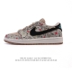 耐克 乔丹Air Jordan 1 Low Aj1 乔1 乔丹1代Aj1 低帮复古文化休闲运动篮球鞋 花朵 梅花印花鞋面 从1985 年面世的元年款汲取设计灵感