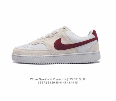 耐克 Nike Court Vision Lo校园风低帮复古篮球板鞋男女运动鞋 延续 年代复古篮球鞋 添加学院风细节 皮革组合鞋面 利落风格 重现复古篮球风范 - 点击图像关闭